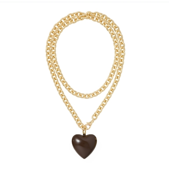 Roxanne Assoulin The Big Puffy Heart Charm Necklace